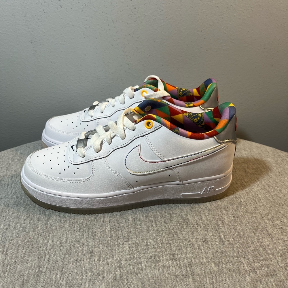 Nike Air Force 1 Low LV8 (GS) Playful Print Shoe Size 7Y/Women 8.5 FN8912-111 - Picture 4 of 10